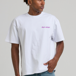 Two-Tone Flower T-shirt Purple